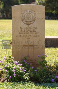 BEIRUT WAR CEMETERY - ROSSER, PERCY EDWIN